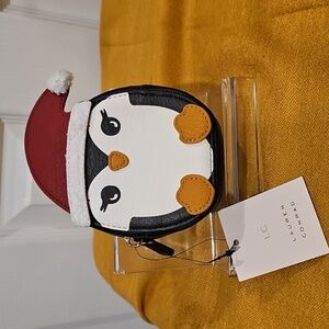 Lauren Conrad Holiday Penguin Coin Purse Nwt